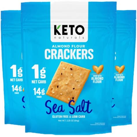 How many carbs are in cracker crisps sea salt - calories, carbs, nutrition