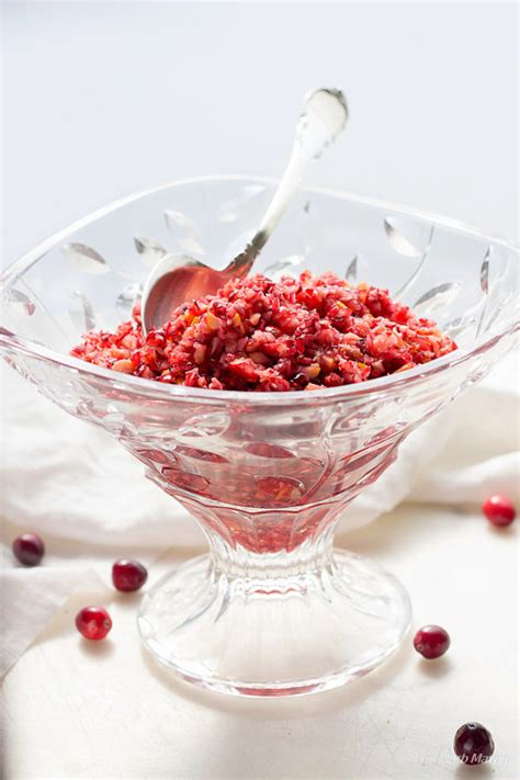 How many carbs are in cranberry relish, with cumin - calories, carbs, nutrition