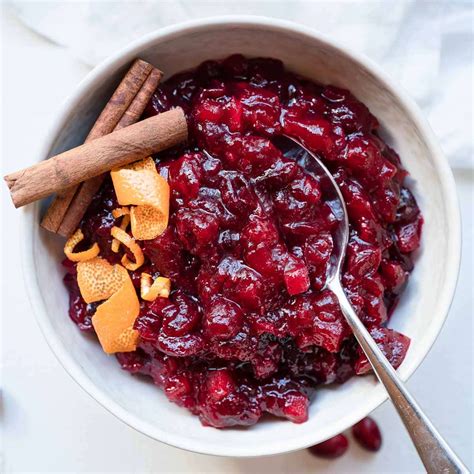 How many carbs are in cranberry sauce - calories, carbs, nutrition