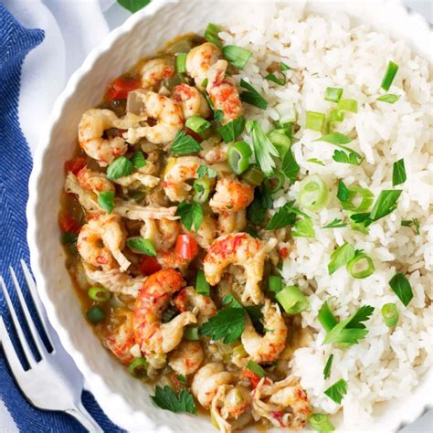 How many carbs are in crawfish etouffee - calories, carbs, nutrition