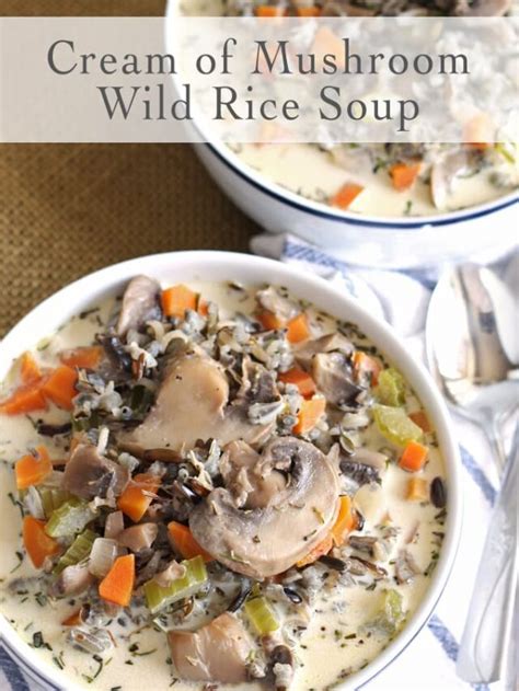 How many carbs are in cream of mushroom wild rice soup (mf16z) - calories, carbs, nutrition