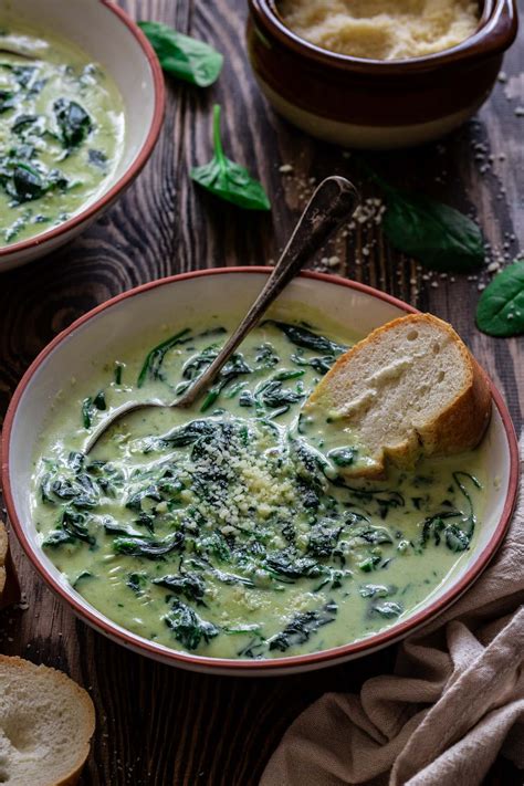 How many carbs are in cream of spinach soup - calories, carbs, nutrition