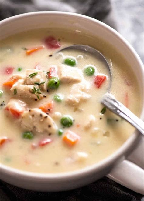 How many carbs are in creamy chicken soup - calories, carbs, nutrition