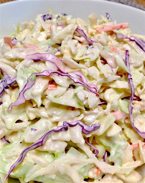 How many carbs are in creamy cole slaw - calories, carbs, nutrition