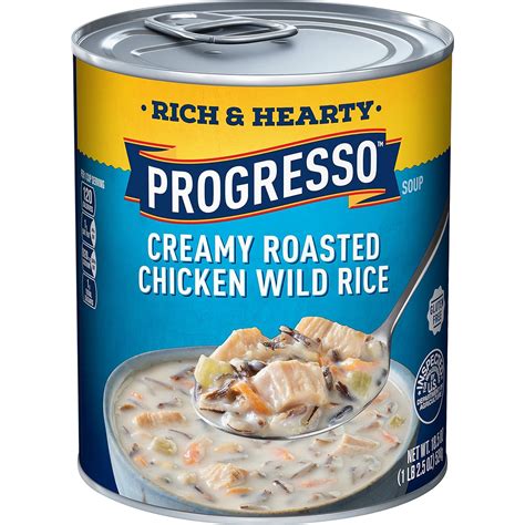 How many carbs are in creamy roasted chicken wild rice soup - calories, carbs, nutrition