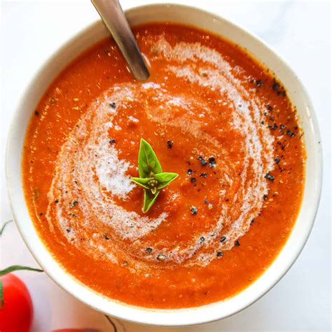 How many carbs are in creamy tomato and basil soup - calories, carbs, nutrition