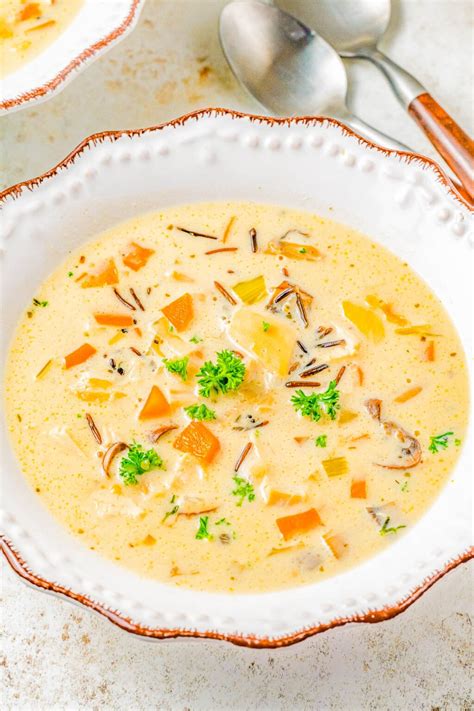 How many carbs are in creamy turkey and wild rice soup 16 oz - calories, carbs, nutrition