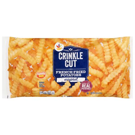 How many carbs are in crinkle cut french fried potatoes - calories, carbs, nutrition