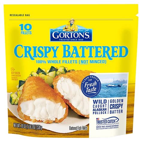 How many carbs are in crispy battered cod fillet - calories, carbs, nutrition