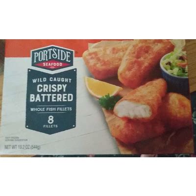 How many carbs are in crispy battered fish fillets - calories, carbs, nutrition