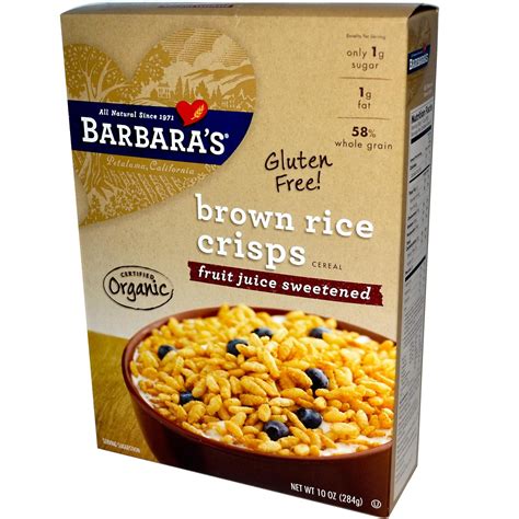 How many carbs are in crispy brown rice cereal - calories, carbs, nutrition