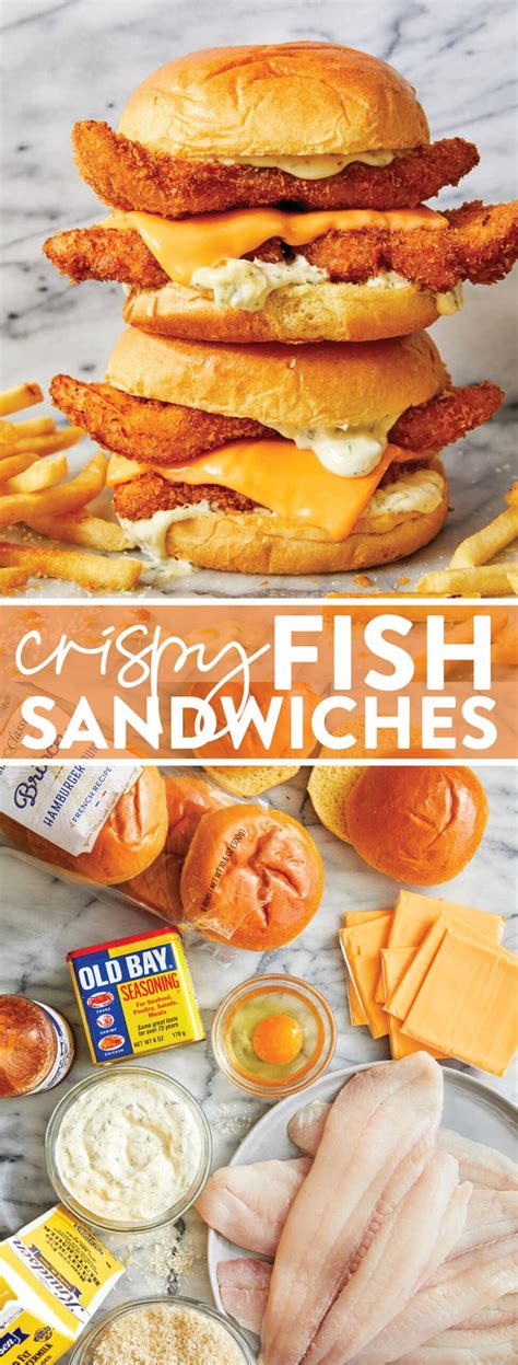 How many carbs are in crispy fish sandwich - calories, carbs, nutrition