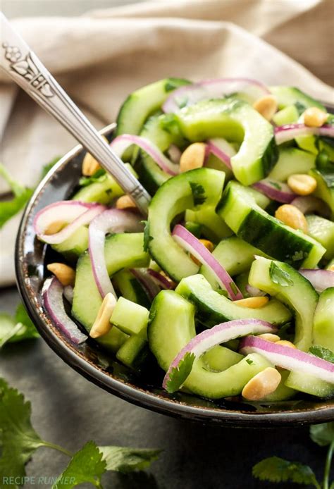 How many carbs are in crunchy thai cucumber salad - calories, carbs, nutrition