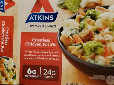 How many carbs are in crustless pot pie - calories, carbs, nutrition