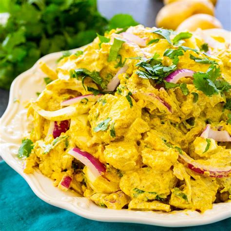 How many carbs are in curried potato salad - calories, carbs, nutrition