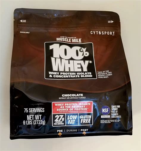 How many carbs are in cytosport 100% whey chocolate protein powder - calories, carbs, nutrition