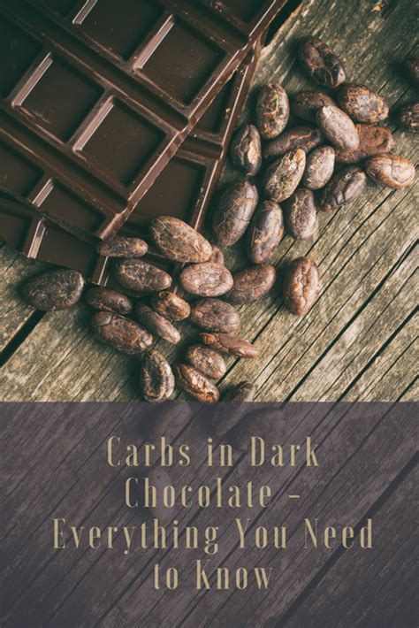 How many carbs are in dark chocolate acai - calories, carbs, nutrition