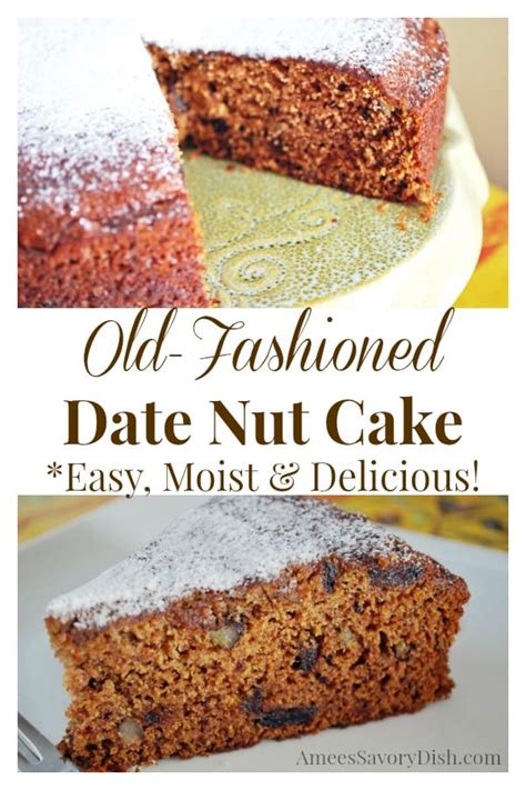 How many carbs are in date nut cake - calories, carbs, nutrition