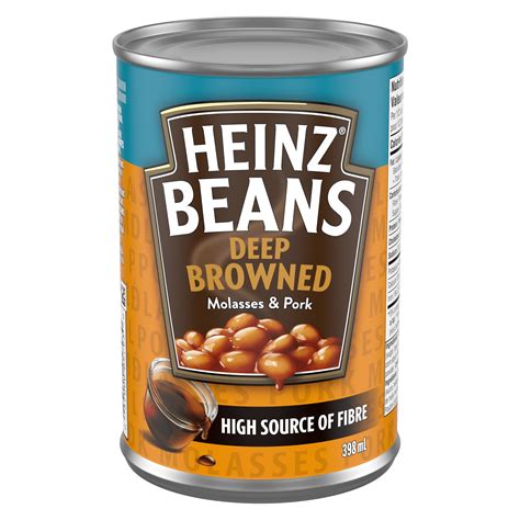 How many carbs are in deep browned beans - calories, carbs, nutrition