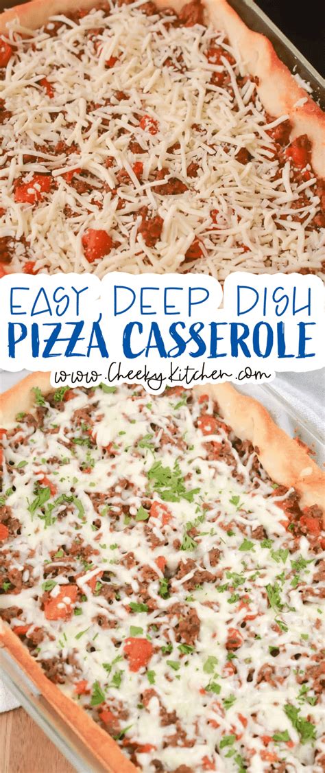 How many carbs are in deep dish pizza casserole - calories, carbs, nutrition