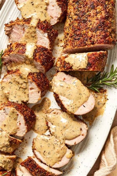 How many carbs are in dijon pork tenderloin - calories, carbs, nutrition