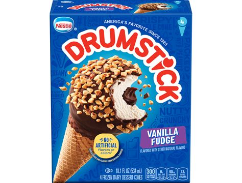 How many carbs are in drumstick - vanilla fudge - calories, carbs, nutrition