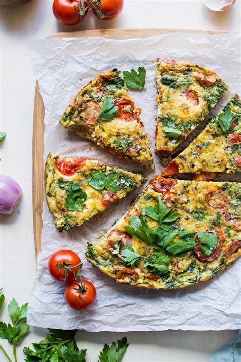 How many carbs are in egg frittata with romesco sauce - calories, carbs, nutrition