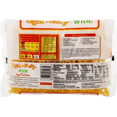 How many carbs are in egg noodles - calories, carbs, nutrition