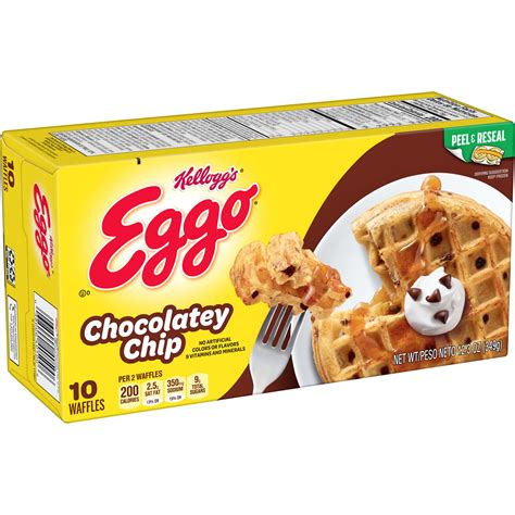 How many carbs are in eggo waffles - chocolate chip - calories, carbs, nutrition
