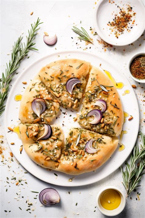 How many carbs are in elements - garlic and herb focaccia - calories, carbs, nutrition