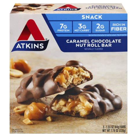 How many carbs are in energy bar - chocolate nut roll - calories, carbs, nutrition