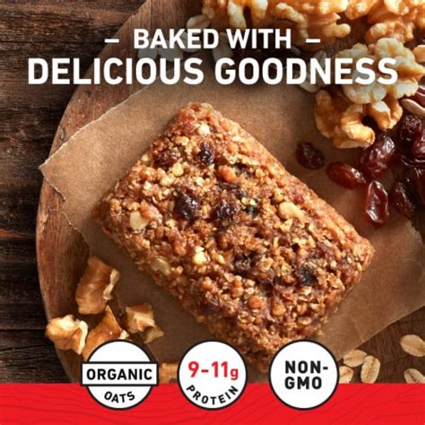 How many carbs are in energy bar - oatmeal raisin walnut - calories, carbs, nutrition