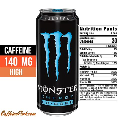 How many carbs are in energy drink - calories, carbs, nutrition