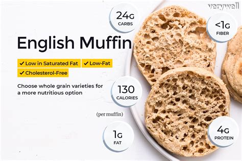 How many carbs are in english muffin 45% whole grain - calories, carbs, nutrition