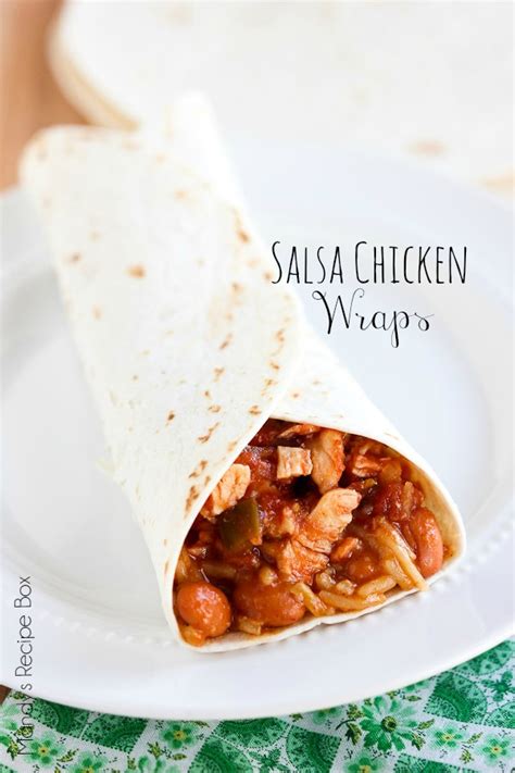 How many carbs are in express salsa chicken mini wrap - calories, carbs, nutrition