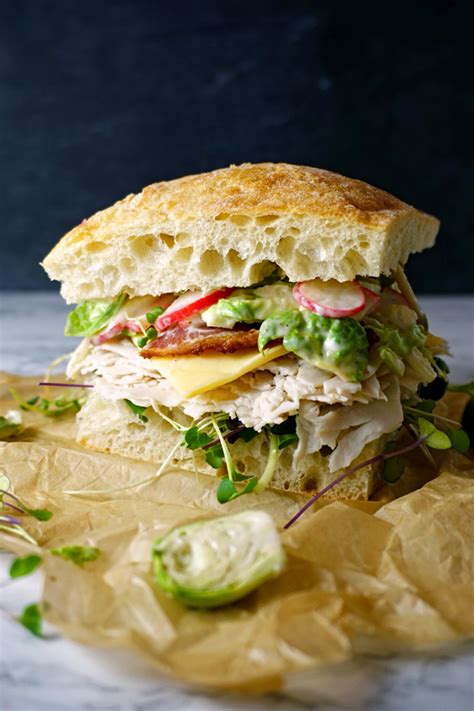 How many carbs are in express turkey bacon club soft ciabatta 3x6 - calories, carbs, nutrition