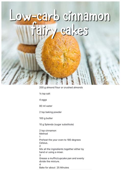 How many carbs are in fairy cakes - calories, carbs, nutrition