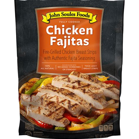 How many carbs are in fajita chicken meat & shrimp - calories, carbs, nutrition