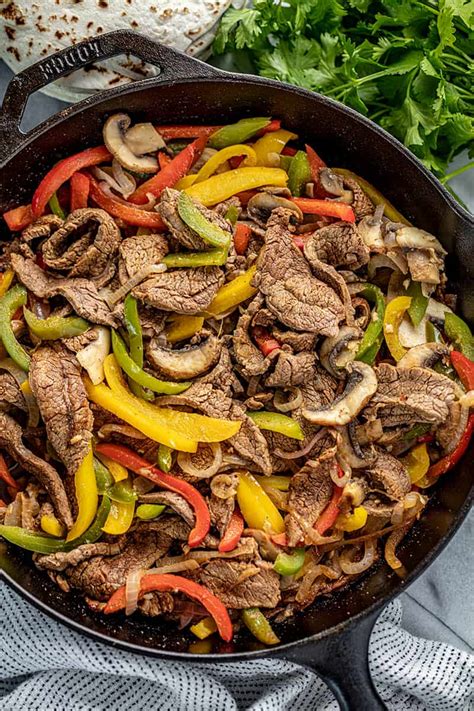 How many carbs are in fajita marinated flat iron steak - calories, carbs, nutrition