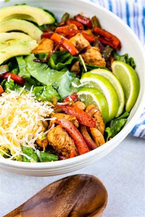 How many carbs are in fajita salad bar-occ - calories, carbs, nutrition