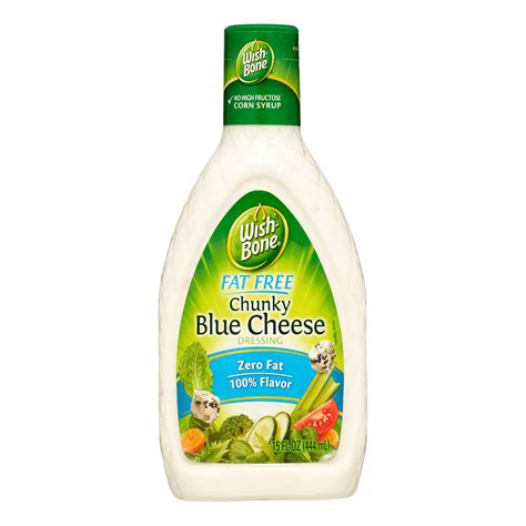 How many carbs are in fat free blue cheese dressing (16715.0) - calories, carbs, nutrition