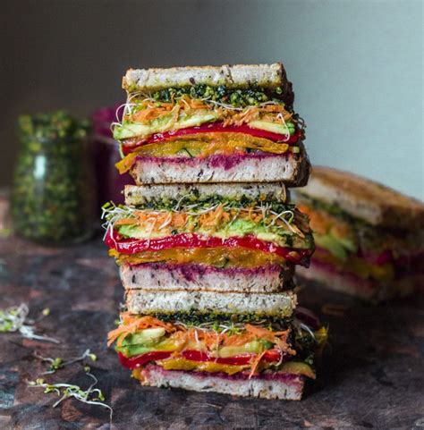 How many carbs are in fire roasted vegetable sandwich - calories, carbs, nutrition