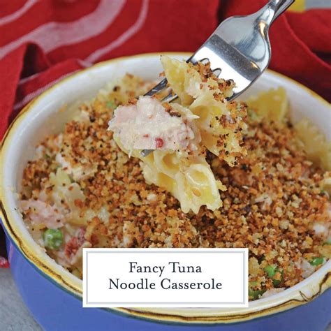 How many carbs are in fish tuna and bow tie casserole - calories, carbs, nutrition