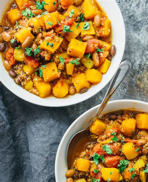 How many carbs are in five bean butternut squash chili (26280.0) - calories, carbs, nutrition