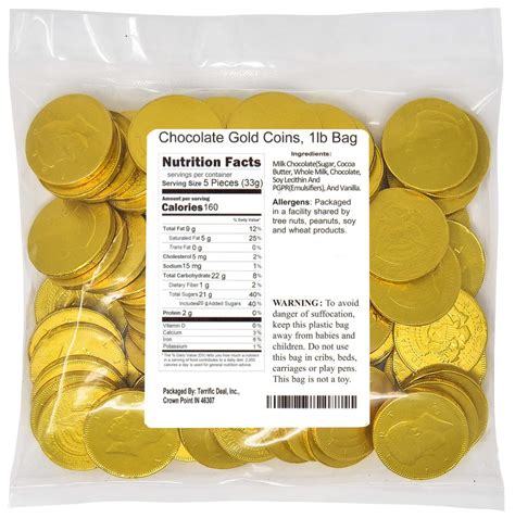 How many carbs are in flax fortune coins - calories, carbs, nutrition