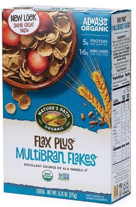 How many carbs are in flax plus multi bran flakes - calories, carbs, nutrition