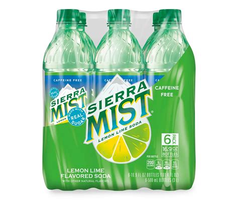 How many carbs are in fountain soda, sierra mist, 16oz - calories, carbs, nutrition