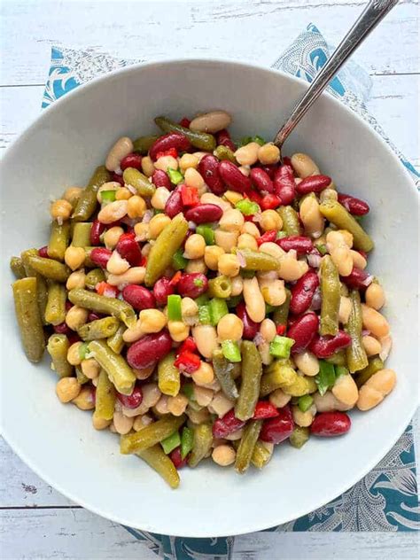 How many carbs are in four bean salad - calories, carbs, nutrition