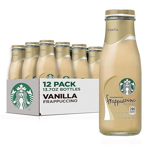 How many carbs are in frappuccino coffee drink vanilla - calories, carbs, nutrition