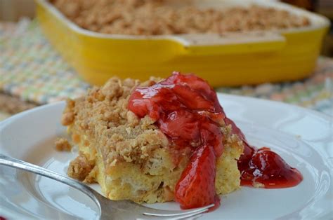 How many carbs are in french toast strata with strawberry - calories, carbs, nutrition